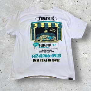 Open 925 Men's T-Shirt Tuna Sub Men's Size XL Graphic Short Sleeve Tee